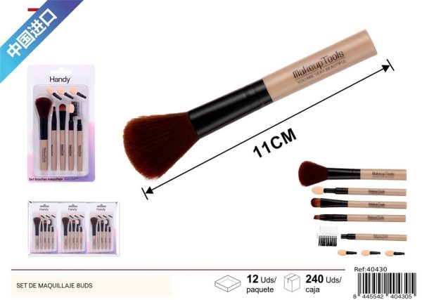 Set de maquillaje 8 piezas - Accesorios de belleza
