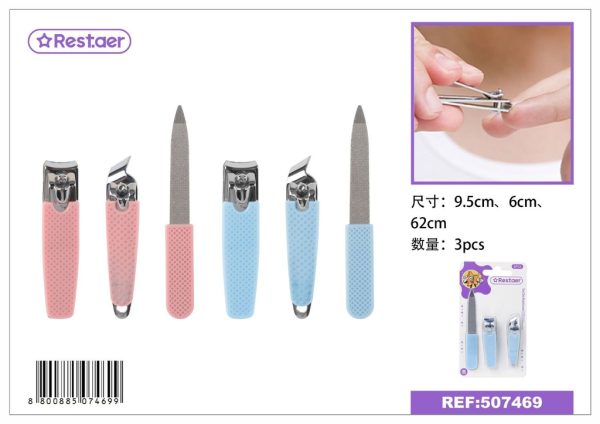 Set de pedicura de 3PCS - Herramientas de belleza