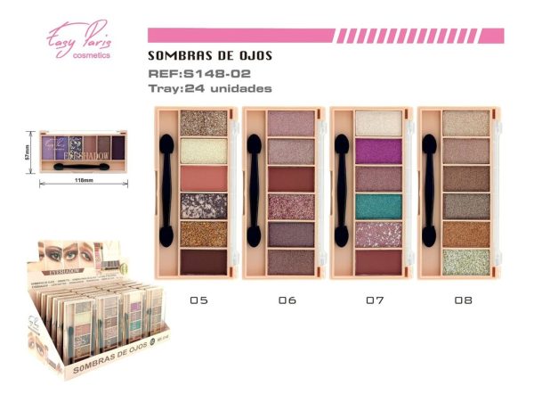 Sombra de ojos 7 colores 24/U - Producto de belleza - Imagen 2