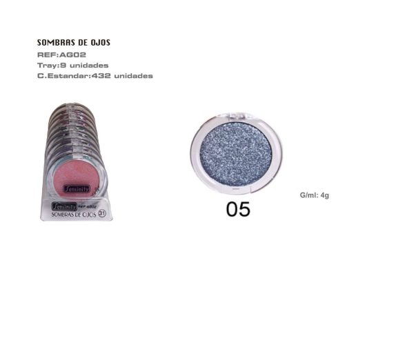 Sombra de ojos 9 pz - Productos de maquillaje - Imagen 2