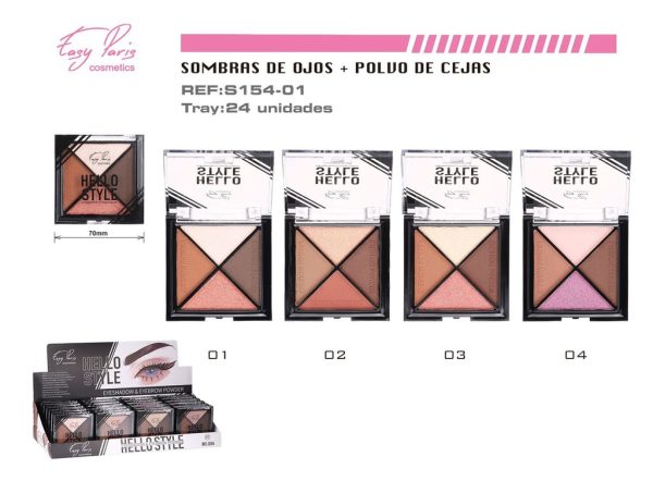 Sombra de ojos y polvo de cejas 24U - Maquillaje y productos para cejas