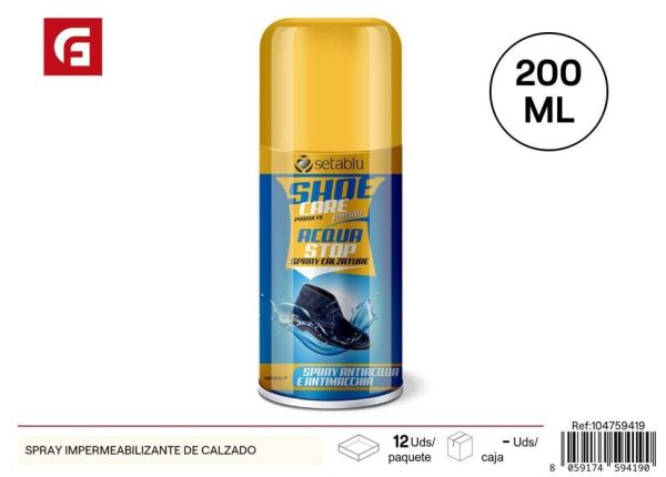 Spray impermeabilizante de calzado - Protección contra agua y humedad