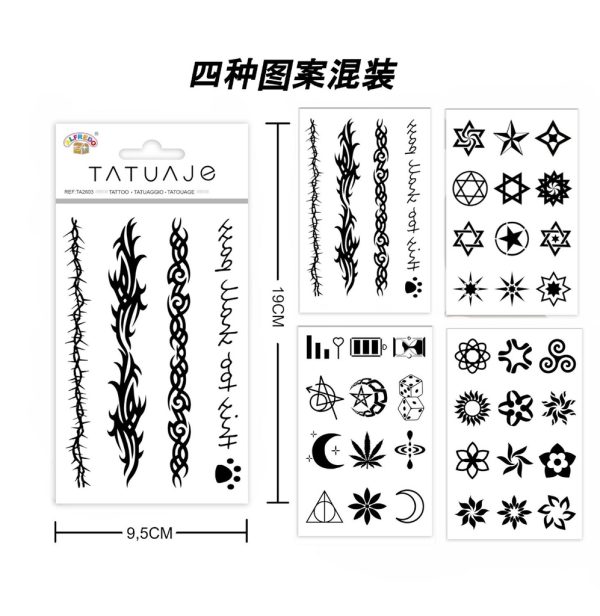 Stickers de tatuajes patrón 9.5x19cm - Tatuajes temporales