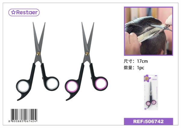 Tijeras de peluquería 17 cm - Accesorios de belleza y cuidado del cabello