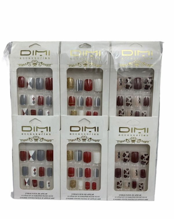 Uñas Postiza 12 Uds - Uñas artificiales y productos de manicura