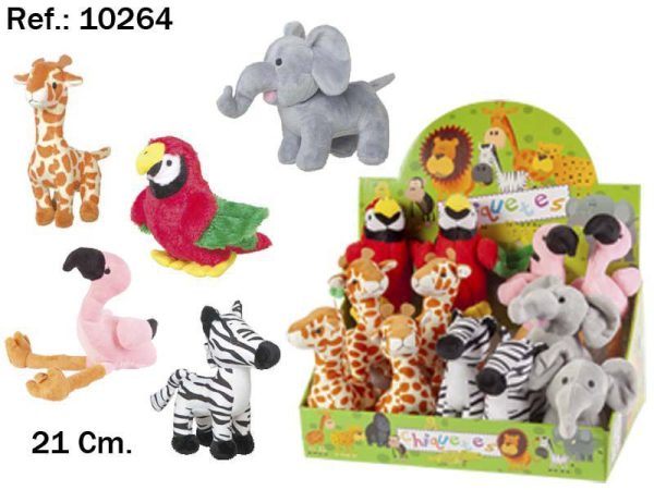 Animales Salvajes 21 cm - Juguetes de peluche