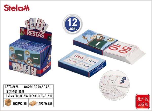 Bara de cartas Ed. Restas - Juegos educativos y juguetes