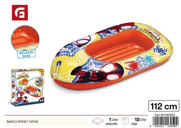 Barca Spidey 112 cm - Diversión acuática emocionante