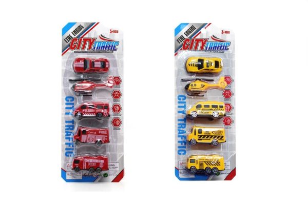 Blister de coches de rescate 30x12 - Coches de juguete