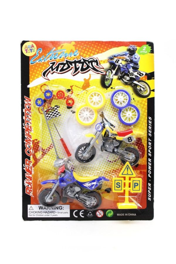 Blister de motos 32x23 cm - Juguetes de vehículos para niños
