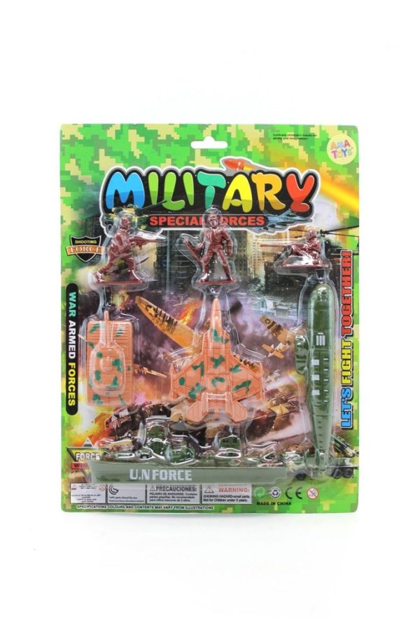 Blister militar 32X25 cm - Juguetes para niños