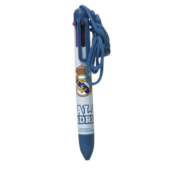 Bolígrafo Real Madrid 6 colores - Artículos de la tienda oficial