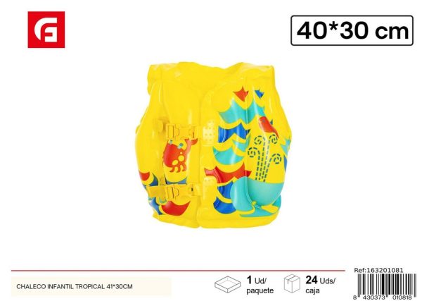 Brazaletes infantiles tropicales 41*30 cm - Protección divertida para niños