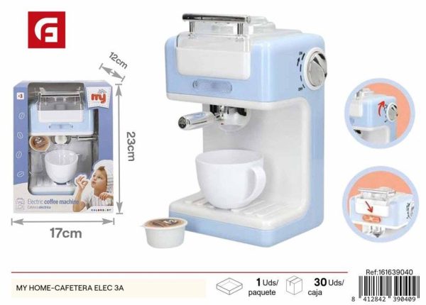 Cafetera eléctrica de juguete modelo +3A - Juguetes educativos