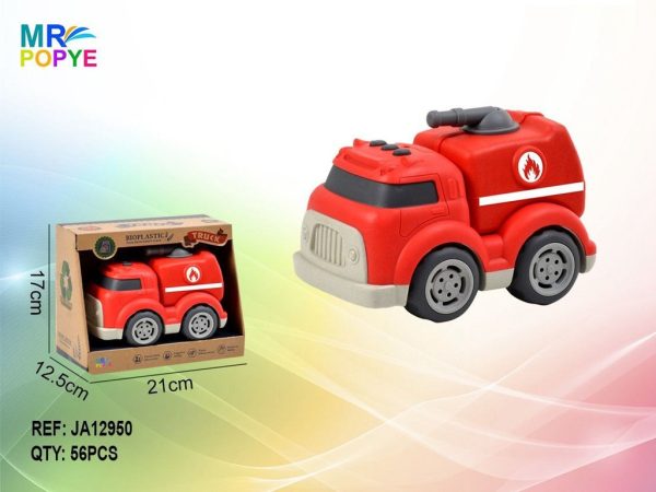 Camión de bomberos deslizante - Juguetes de construcción