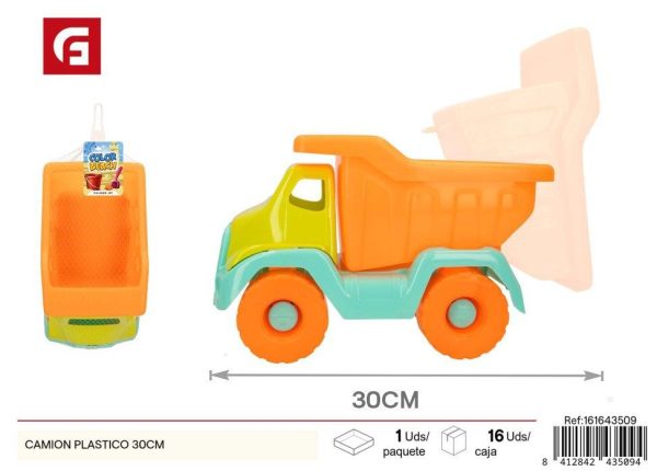 Camión plástico de 30 cm - Juguetes de playa para el verano