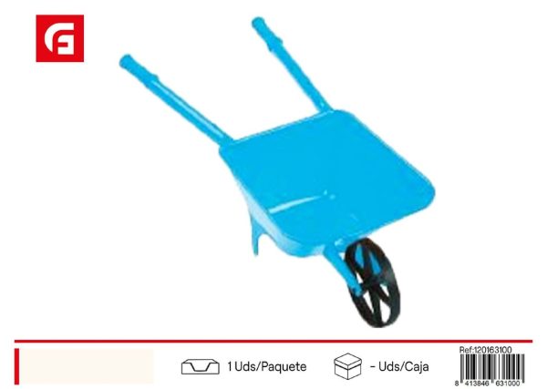Carretilla pequeña de colores para playas - Juguetes para el verano
