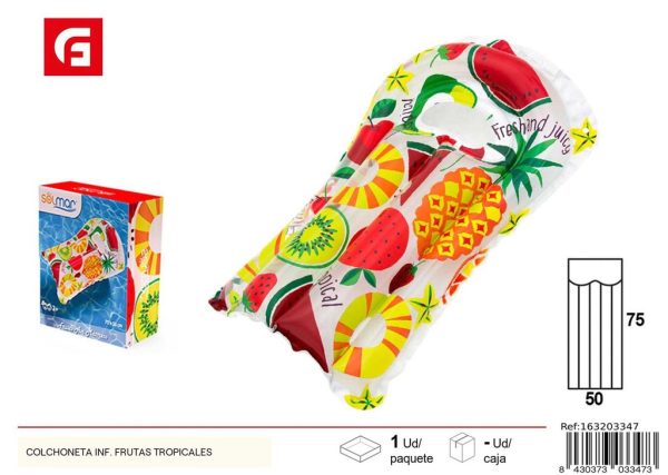 Colchoneta infantil frutas tropicales - Accesorios para diversión en el agua