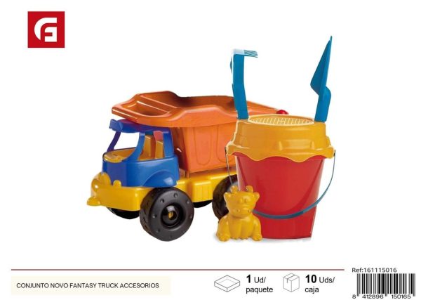 Conjunto Novo Fantasy truck + accesorios - Juguetes para la diversión