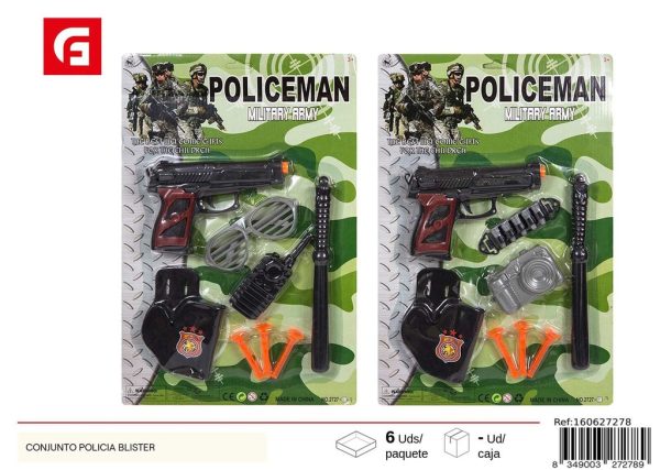 Conjunto de policía blister - Juguetes y juegos de rol
