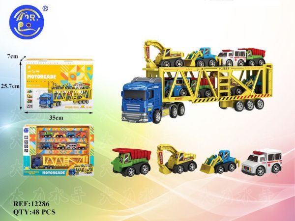 Contenedor con coches - Conjunto de vehículos - Imagen 2