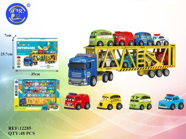 Contenedor con coches - Conjunto de vehículos - Imagen 4