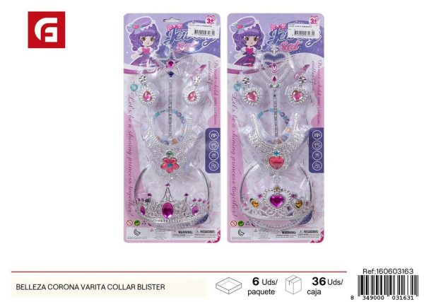Coro de belleza con varita y collar - Juguetes de fantasía