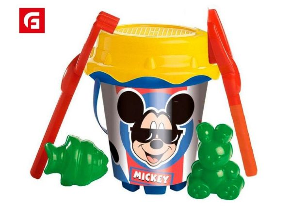 Cubo castillo Mickey + moldes - Juguetes infantiles