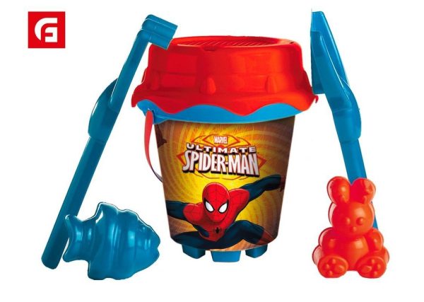 Cubo castillo Spiderman Ultimate + moldes - Juguetes y diversión