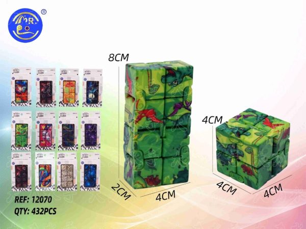 Cubo de Rubik (12 colores aleatorios) - Juguetes de habilidad