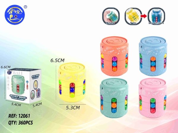 Cubo de Rubik con peonza - Juguetes rompecabezas - Imagen 3