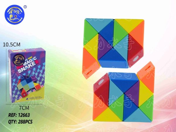 Cubo de Rubik infinito 24 segmentos (240) color arcoíris - Juguetes