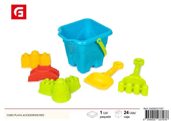 Cubo de playa red - Juguetes de verano y playa