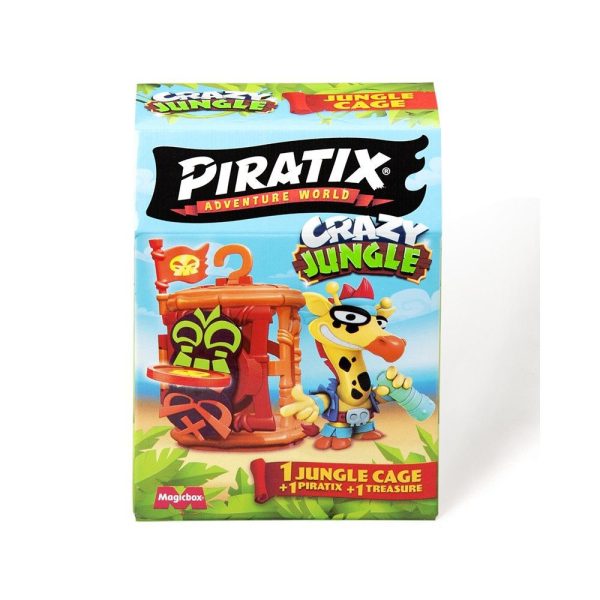 Display de 12 unidades de PIrATIX - Jungle Cage - Juguetes de moda y coleccionables