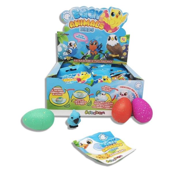 Display de 8 Eggy Animals (Aves) PVP 3.5 - Juguetes divertidos