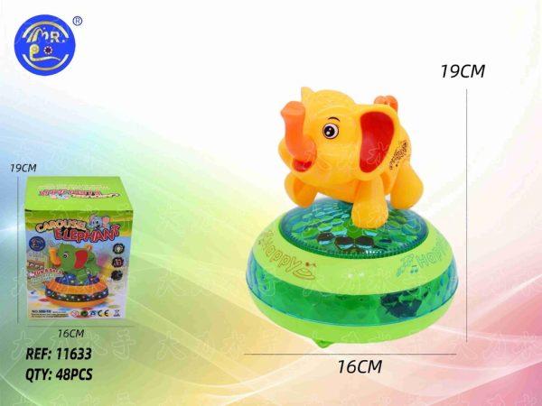 Elefante con luz y música, Juguetes electrónicos