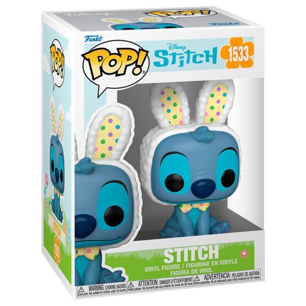 FUNKO POP Stitch - Stitch Conejo de Pascua - Figura coleccionable