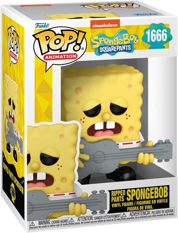 Figurita Funko Pop Bob Esponja Ripped Pants - Juguetes coleccionables de Bob Esponja