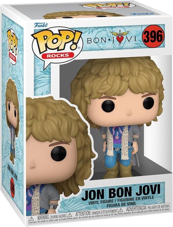 Figurita Funko Pop Jon Bon Jovi 1980 - Artículos coleccionables musicales