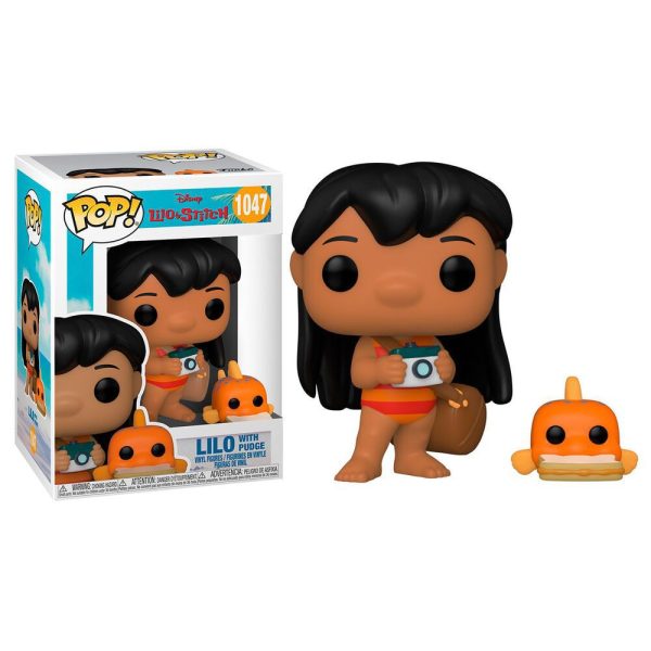 Figurita Funko Pop Lilo con Pudge - Juguetes de Disney coleccionables