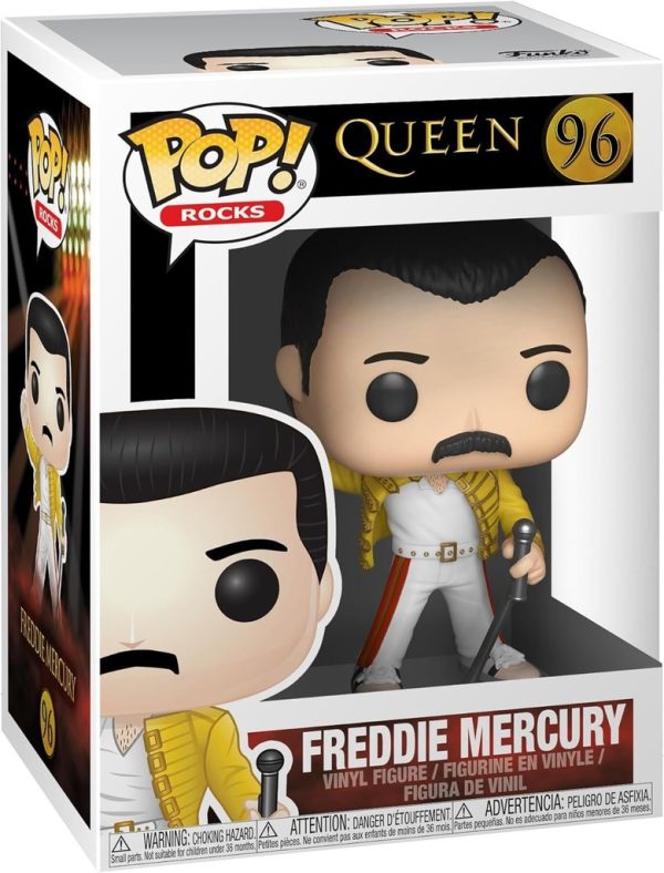 Figurita Funko Pop Queen (Freddie Mercury Wembley 1986) - Artículos de colección musical