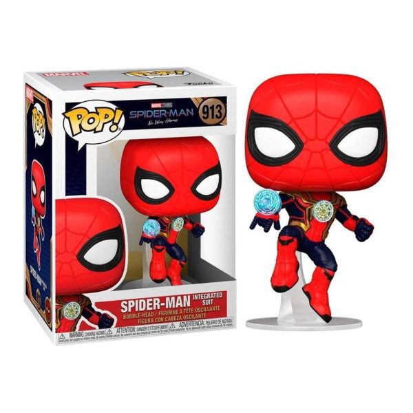 Figurita Funko Pop Spider-Man No Way Home (Traje Integrado) - Juguetes de Marvel