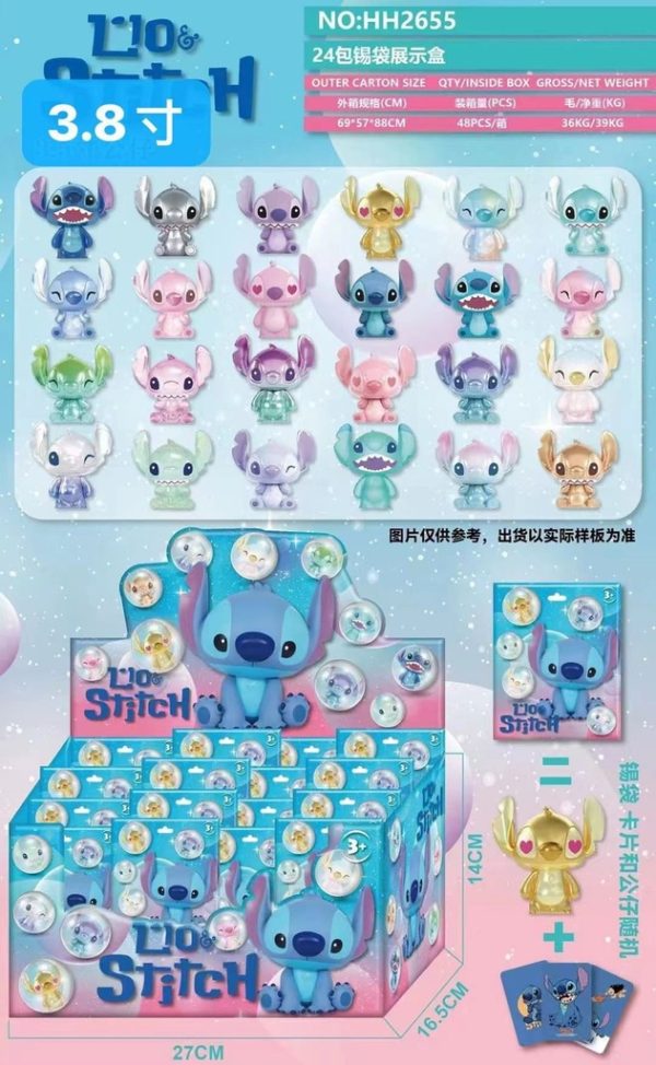 Figuritas en sobre 3.5 pulgadas de Stitch - Juguete en sobre