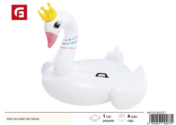 Flotador Ride-On cisne 188*124 cm - Diversión en el agua