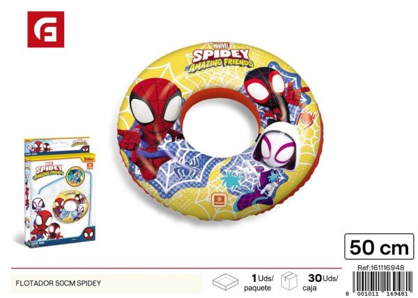Flotador Spidey 50 cm - Diversión acuática para niños