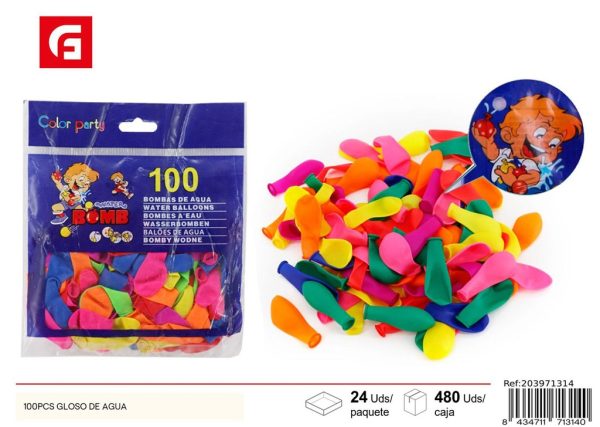 Globos de agua - 100 unidades - Productos de verano