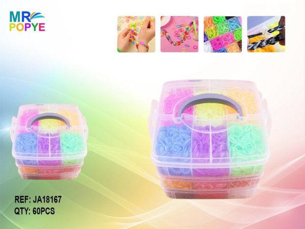 Goma en forma de mini triple (60) - Juguetes de goma