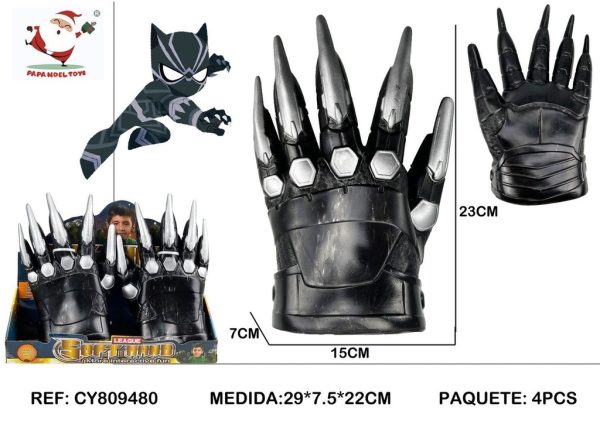Guantes de Superhéroe Black Panther - Juguetes de superhéroes y disfraces