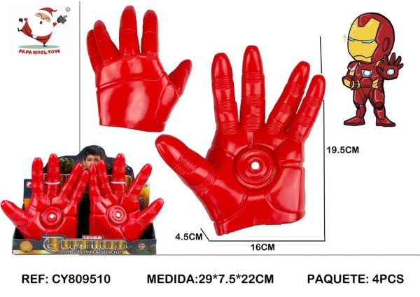 Guantes de Superhéroe Iron Man - Juguetes de superhéroes y disfraces