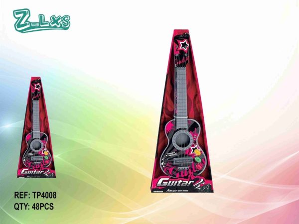 Guitarra electrónica iluminada y sonora - Juguete musical interactivo para niños - Imagen 2